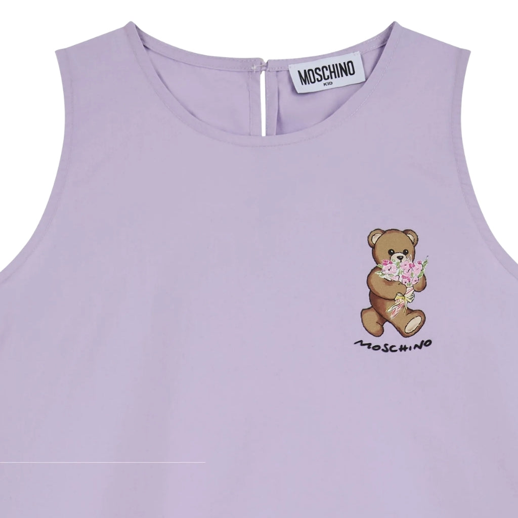 Moschino Kids Teddy Flowers Dress