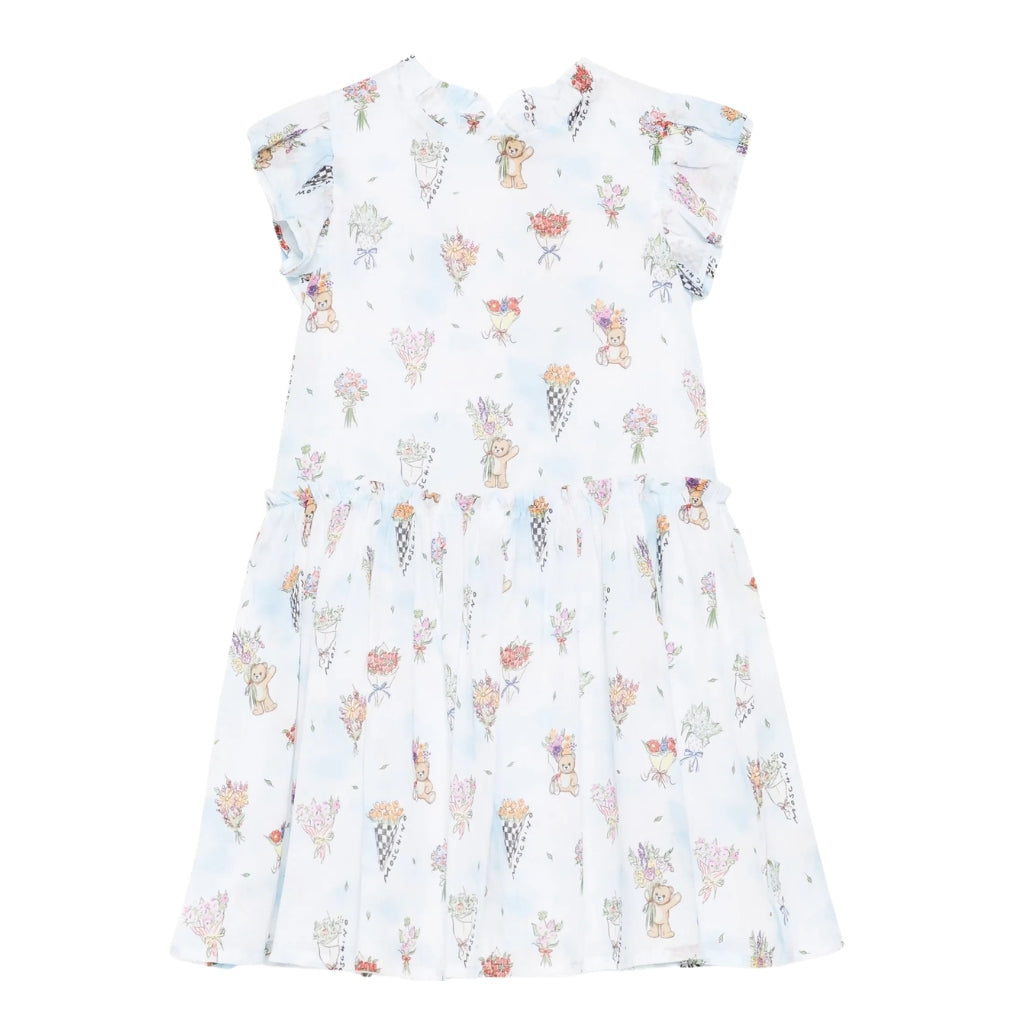 Moschino Kids Teddy Flowers Dress