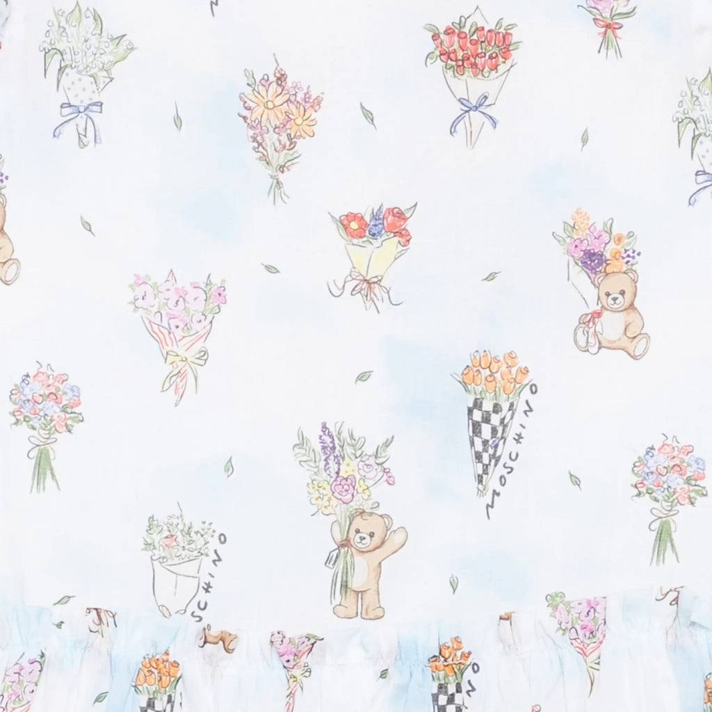 Moschino Kids Teddy Flowers Dress