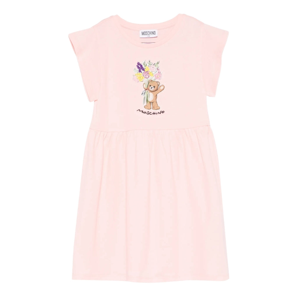 Moschino Kids Teddy Flowers Dress