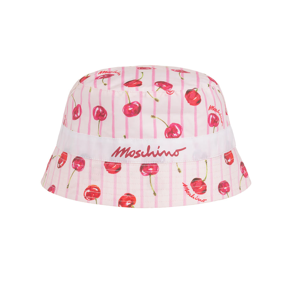 Moschino Kids Allover Cherries Bucket Hat