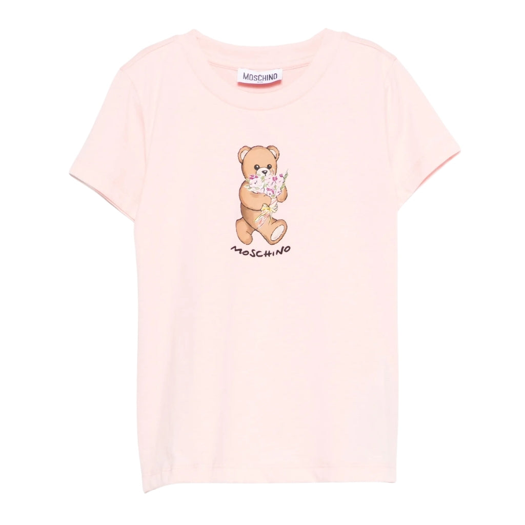 Moschino Kids Teddy Flowers T-Shirt