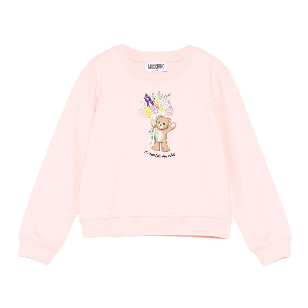 Moschino Kids Teddy Flowers Sweatshirt