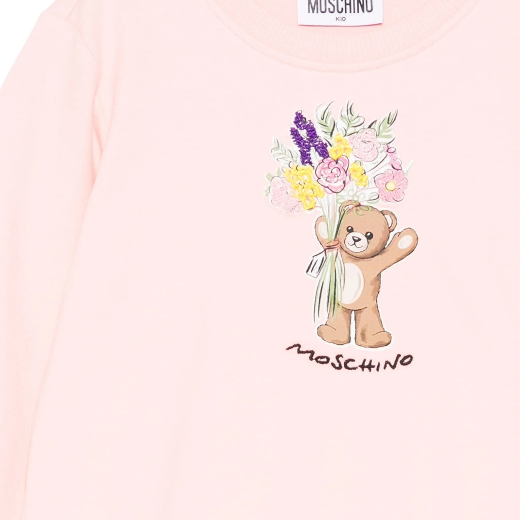Moschino Kids Teddy Flowers Sweatshirt
