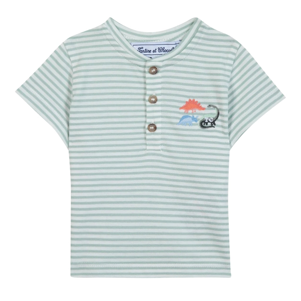 Tartine Et Chocolat Dino Stripe T-Shirt