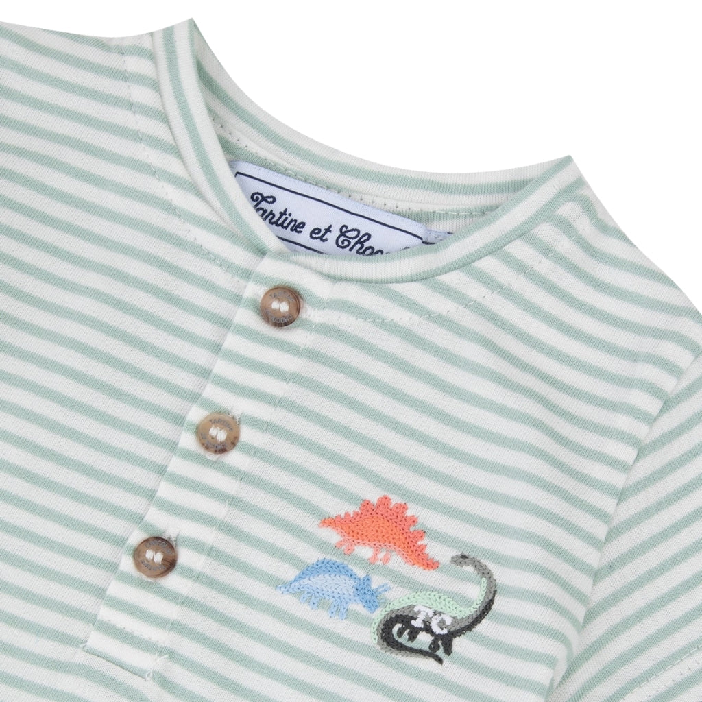 Tartine Et Chocolat Dino Stripe T-Shirt