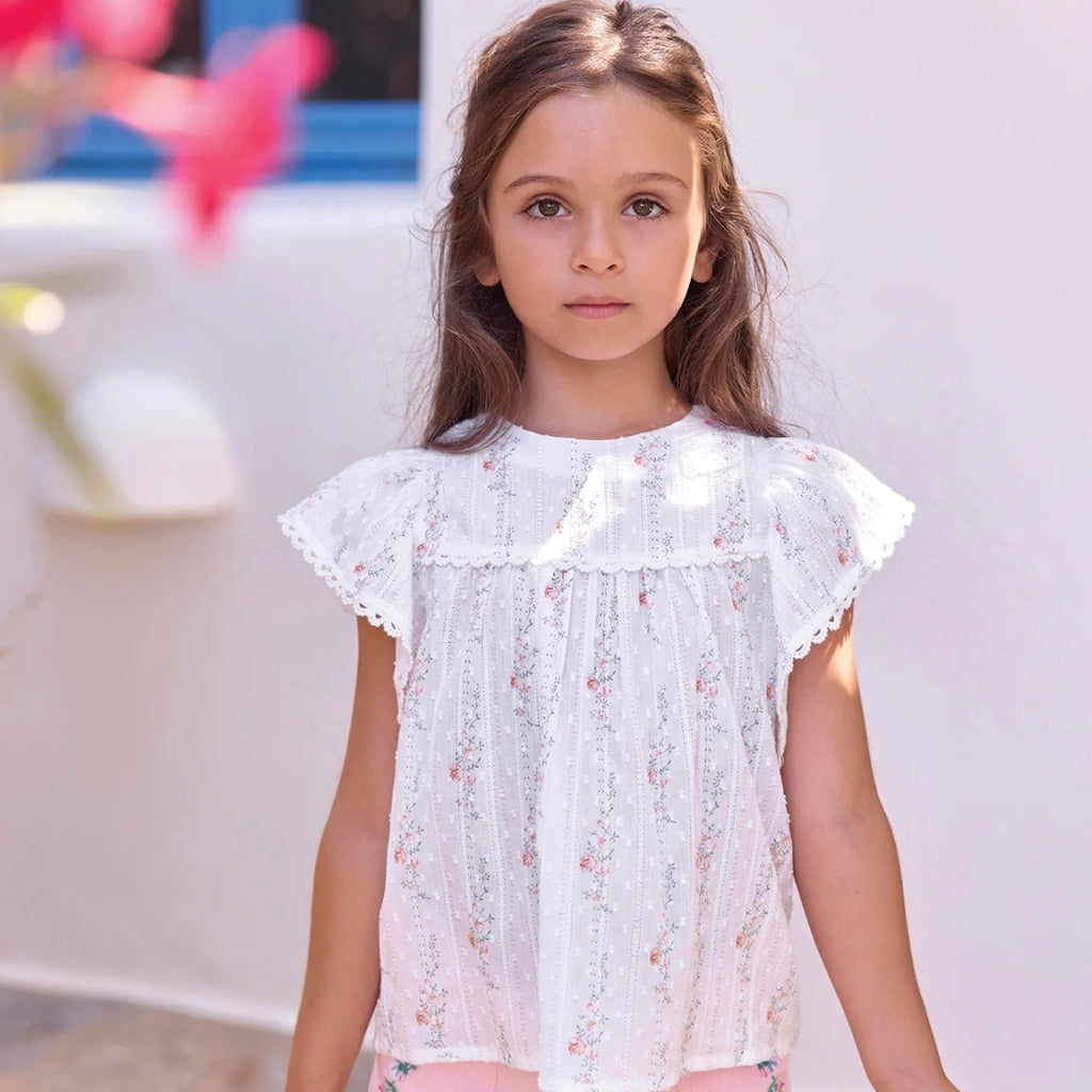 Tartine Et Chocolat Floral Blouse