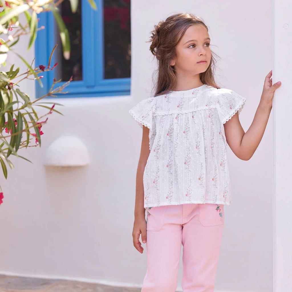 Tartine Et Chocolat Floral Blouse