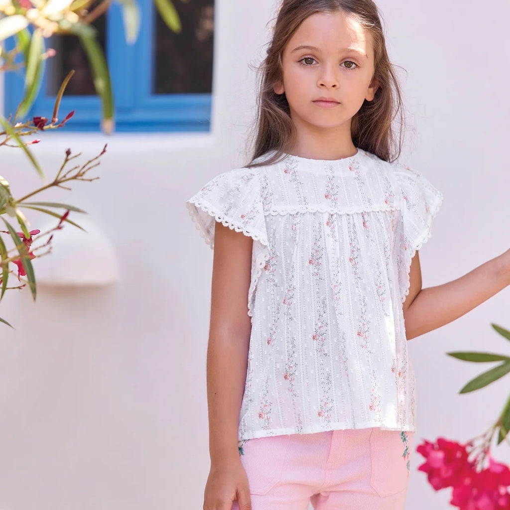 Tartine Et Chocolat Floral Blouse