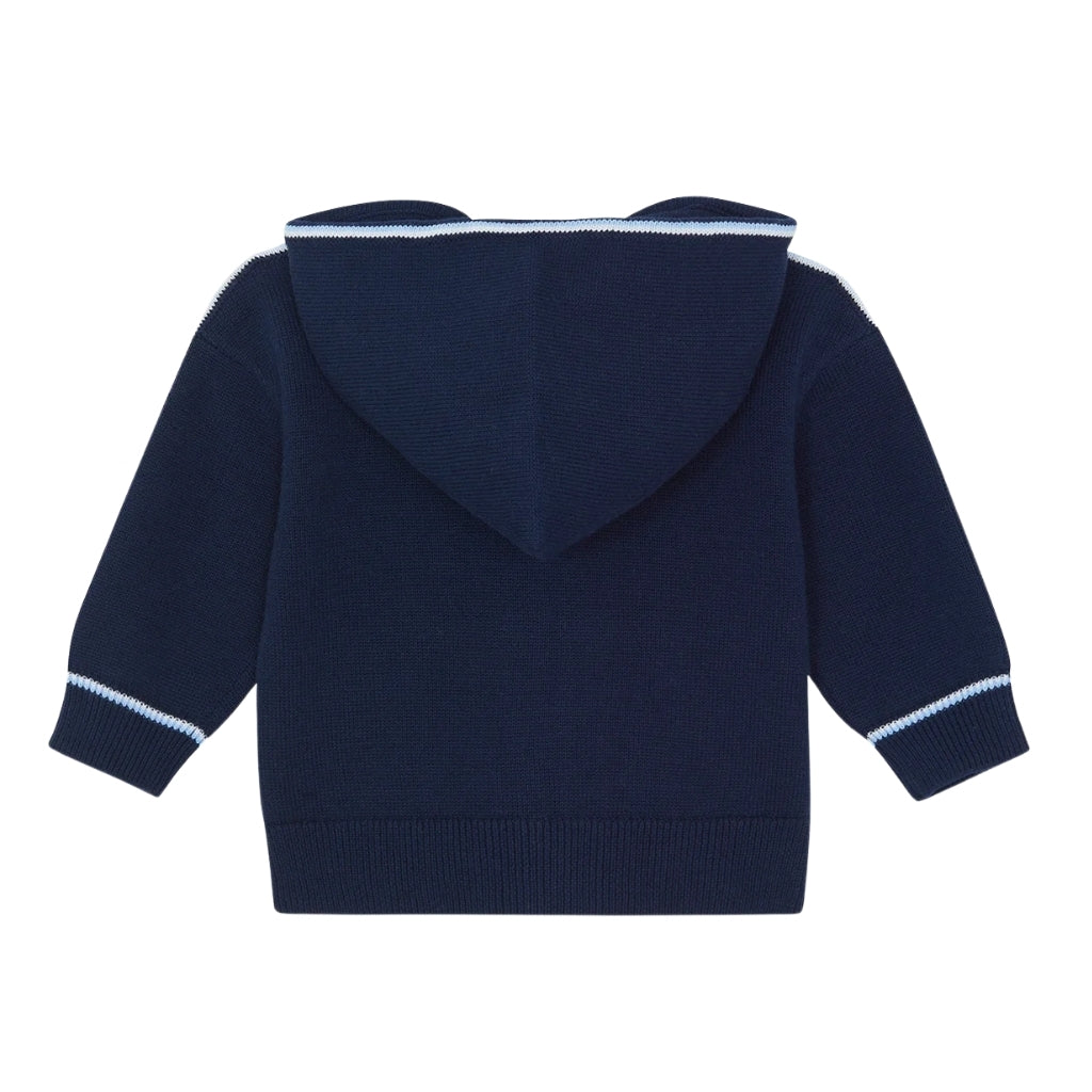 Tartine Et Chocolat Hooded Knit Cardigan