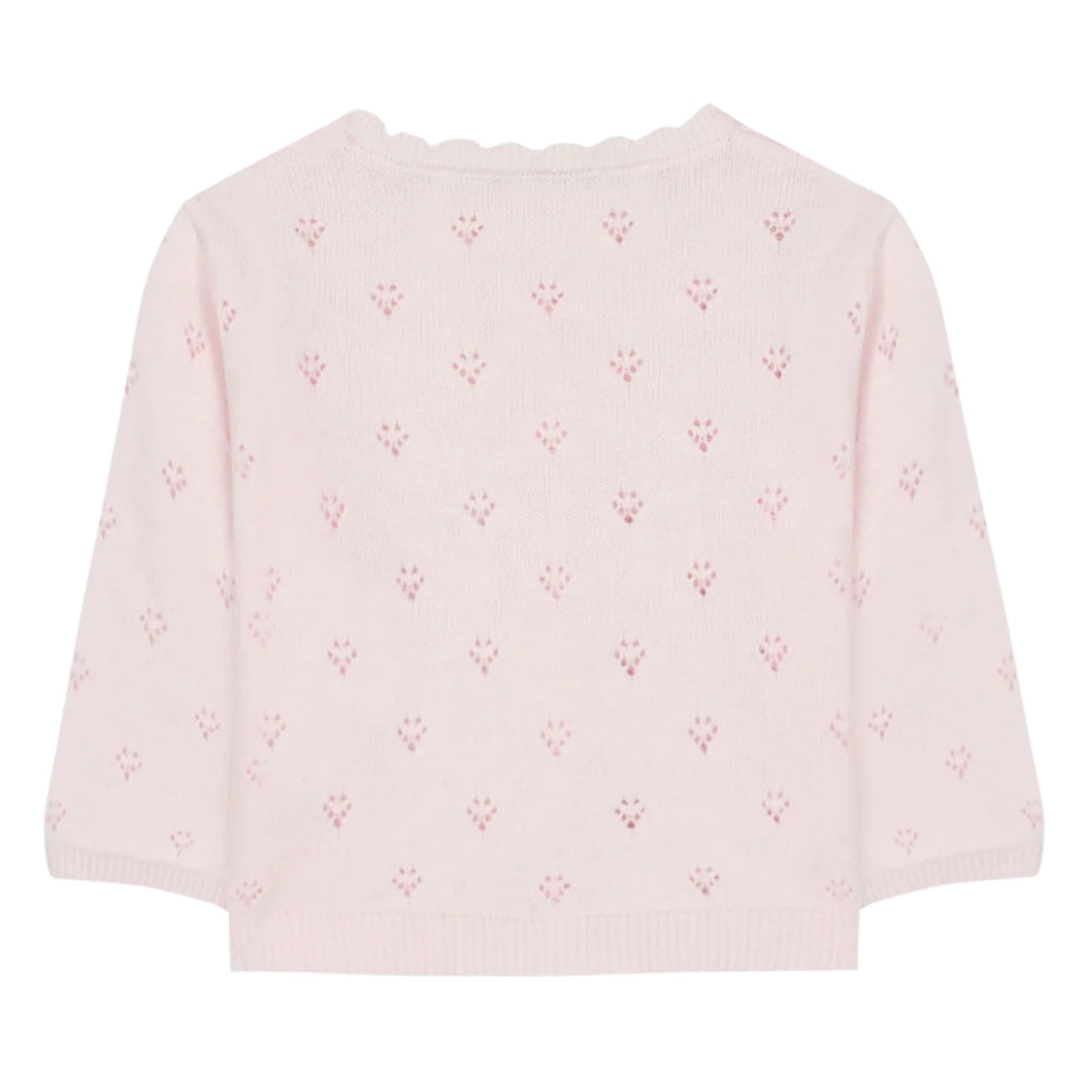 Tartine Et Chocolat Floral Knit Cardigan