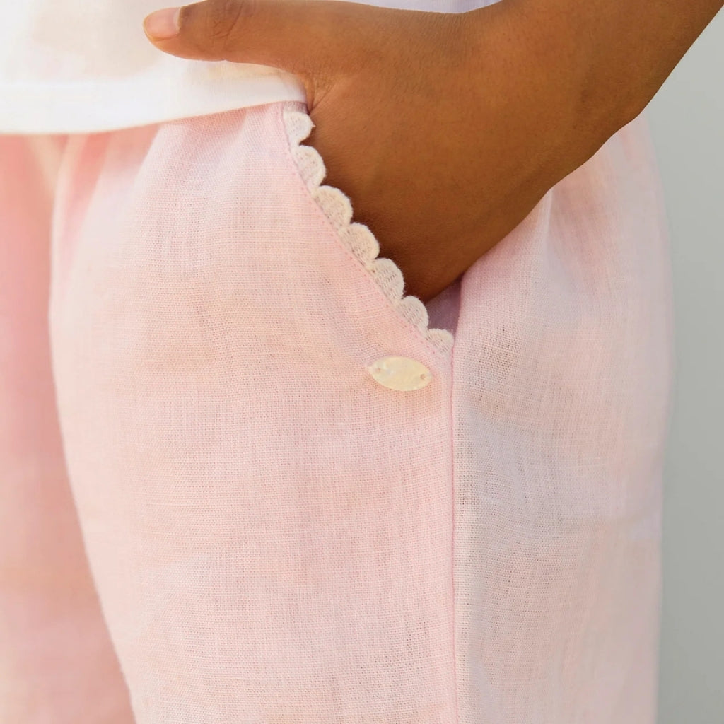 Tartine Et Chocolat Linen Shorts