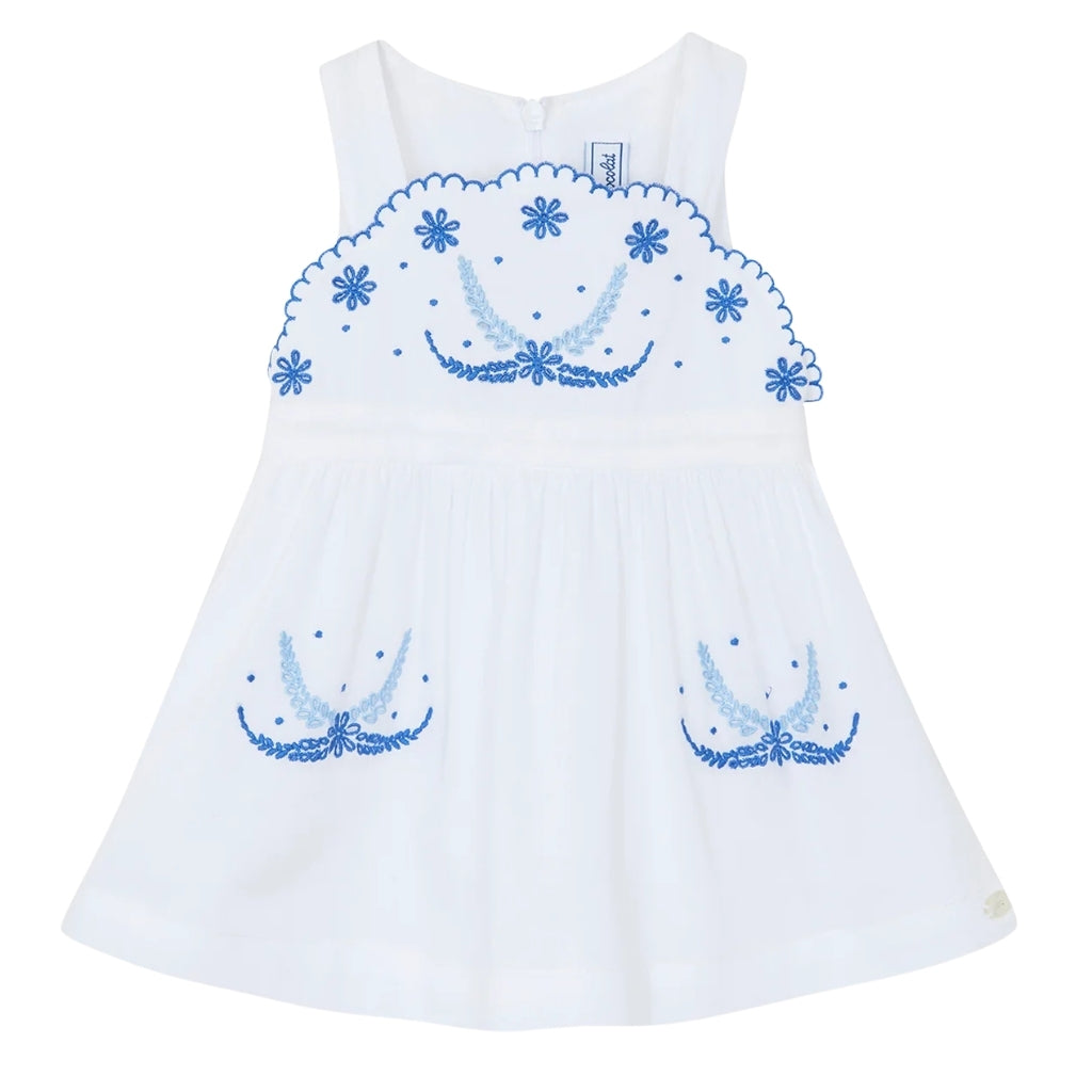 Tartine Et Chocolat Floral Embroidered Dress