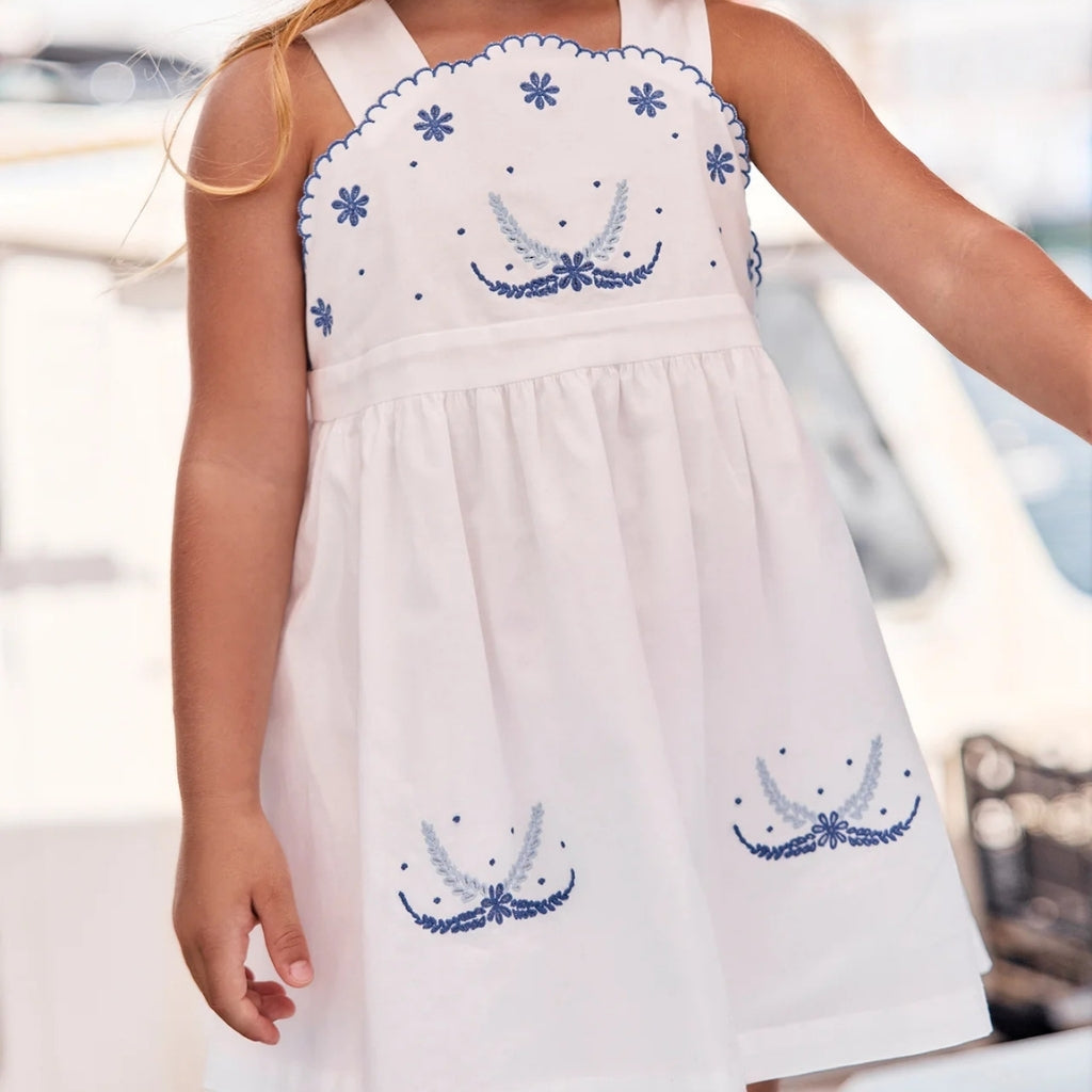 Tartine Et Chocolat Floral Embroidered Dress