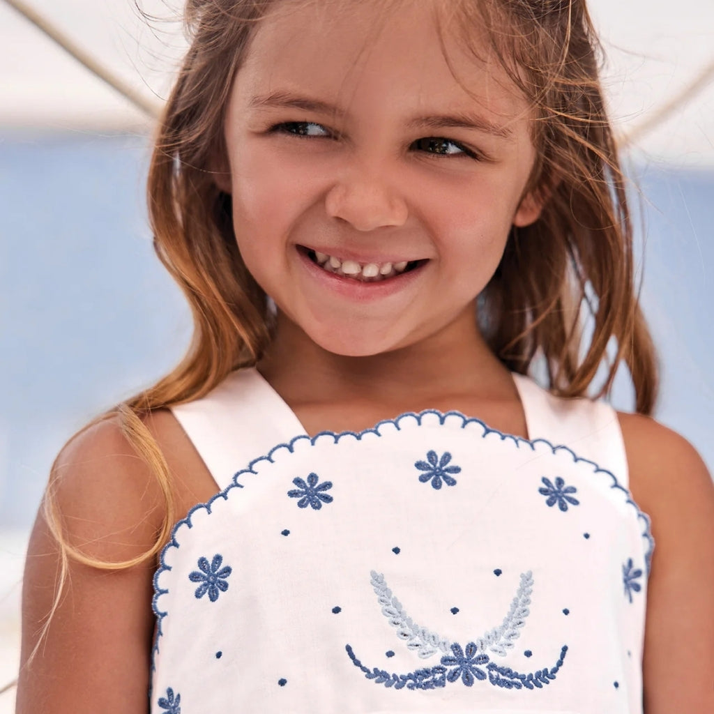 Tartine Et Chocolat Floral Embroidered Dress
