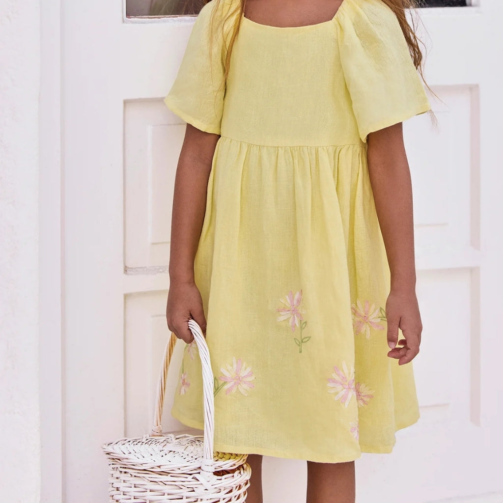 Tartine Et Chocolat Floral Embroidered Dress