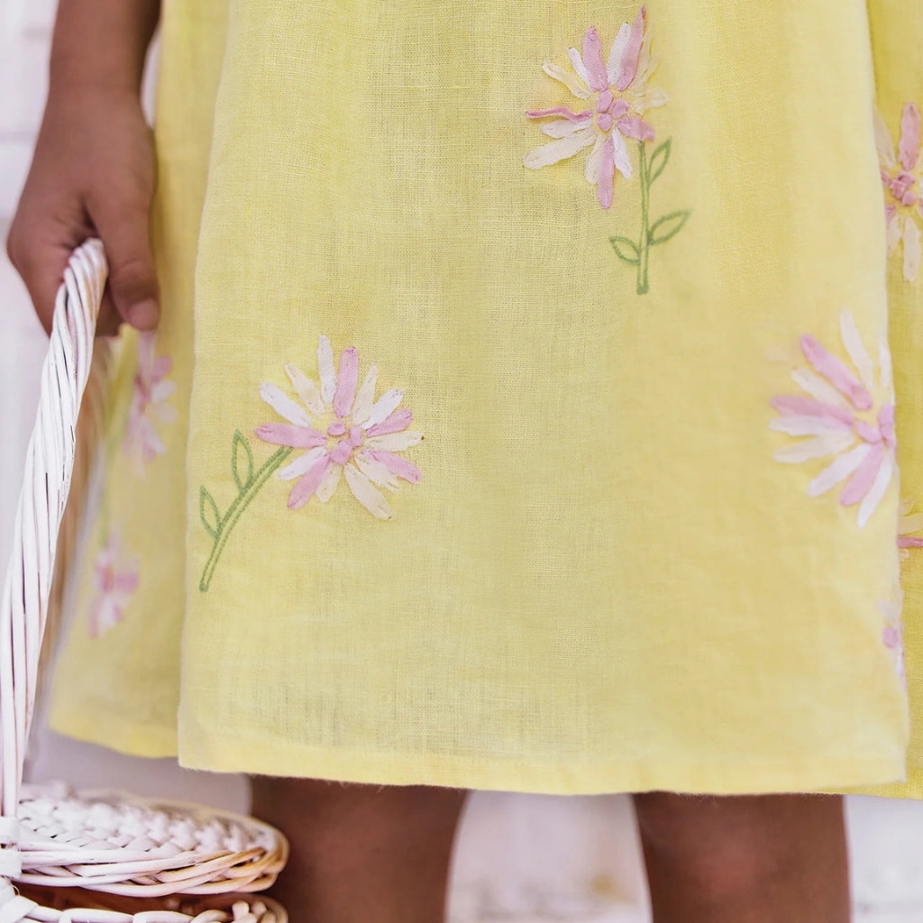 Tartine Et Chocolat Floral Embroidered Dress