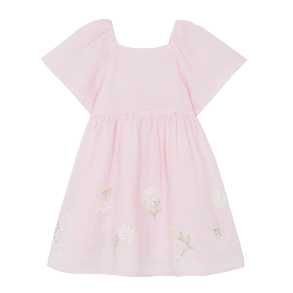 Tartine Et Chocolat Floral Embroidered Dress