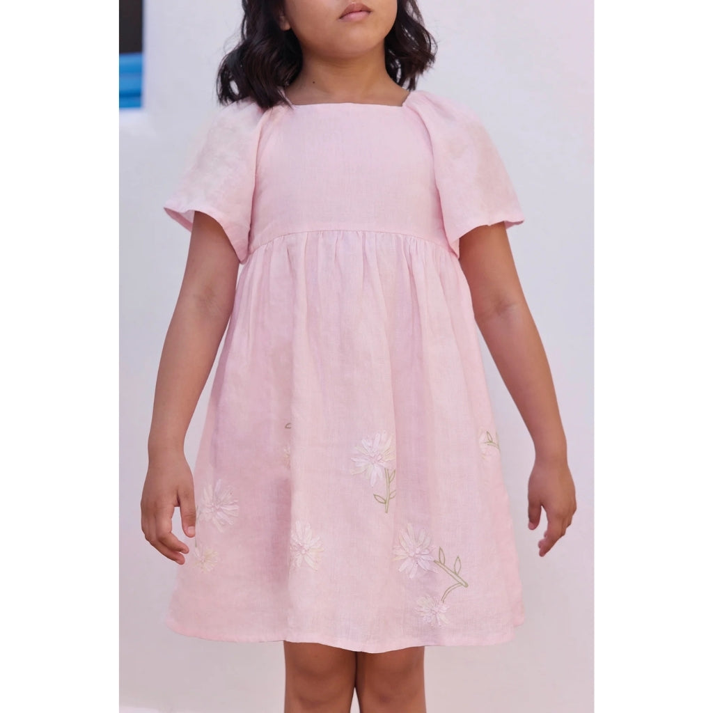 Tartine Et Chocolat Floral Embroidered Dress