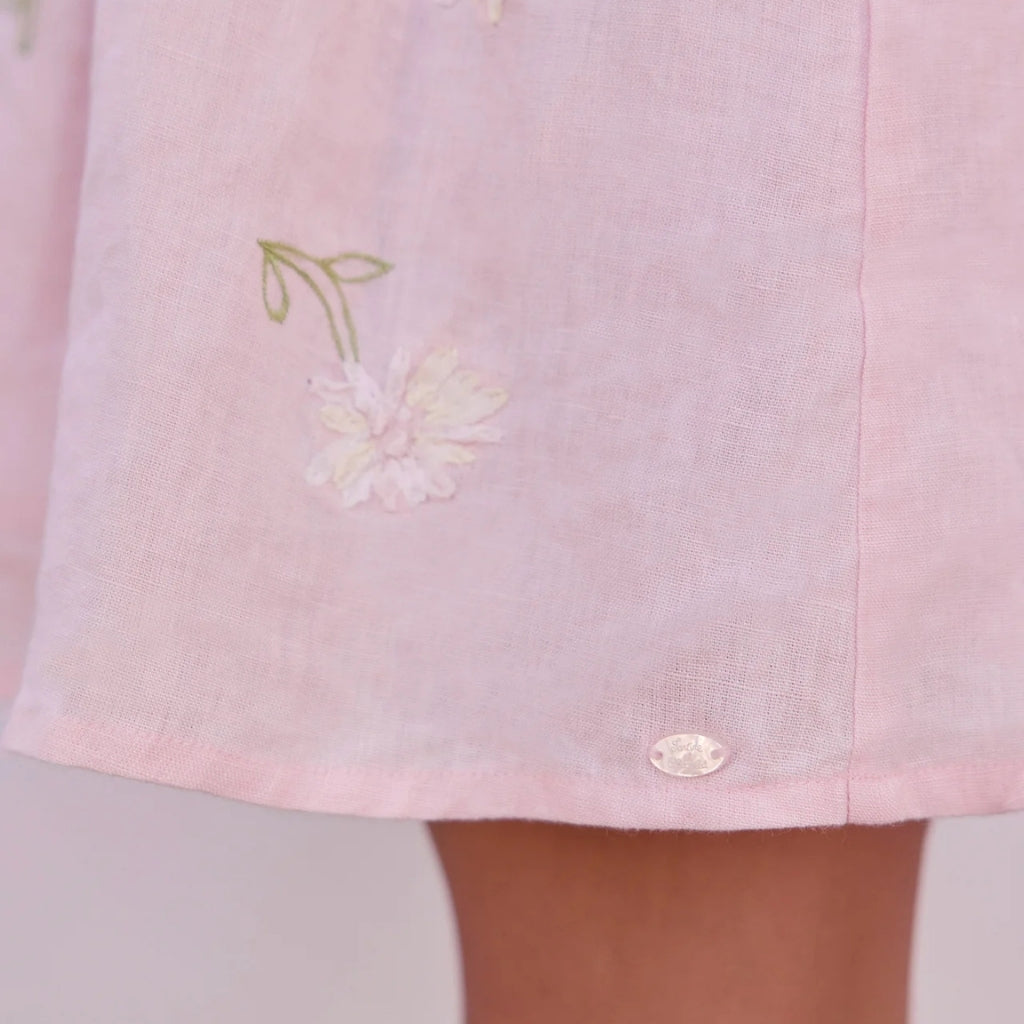 Tartine Et Chocolat Floral Embroidered Dress