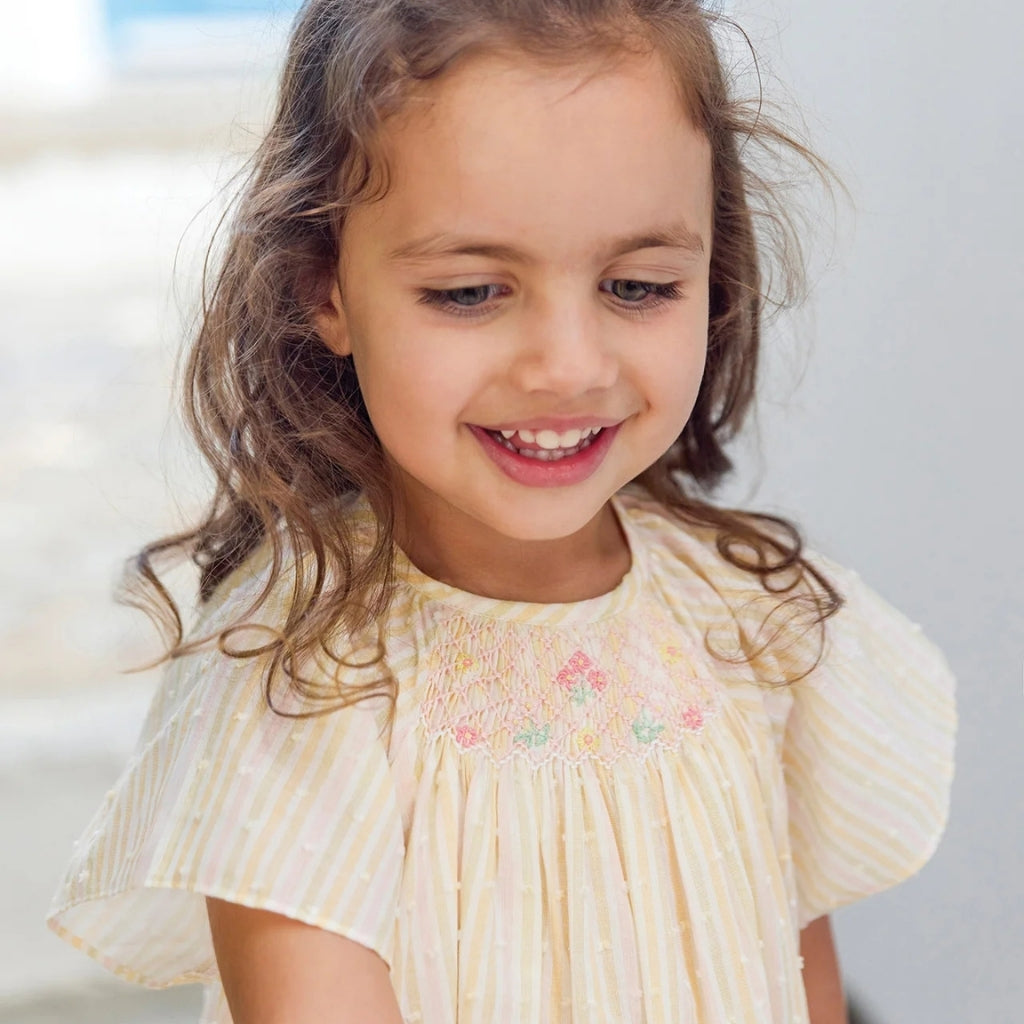 Tartine Et Chocolat Smocked Stripe Dress