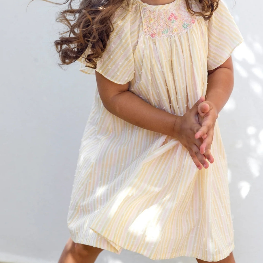 Tartine Et Chocolat Smocked Stripe Dress