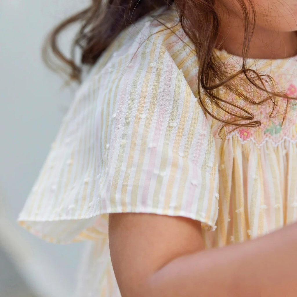 Tartine Et Chocolat Smocked Stripe Dress
