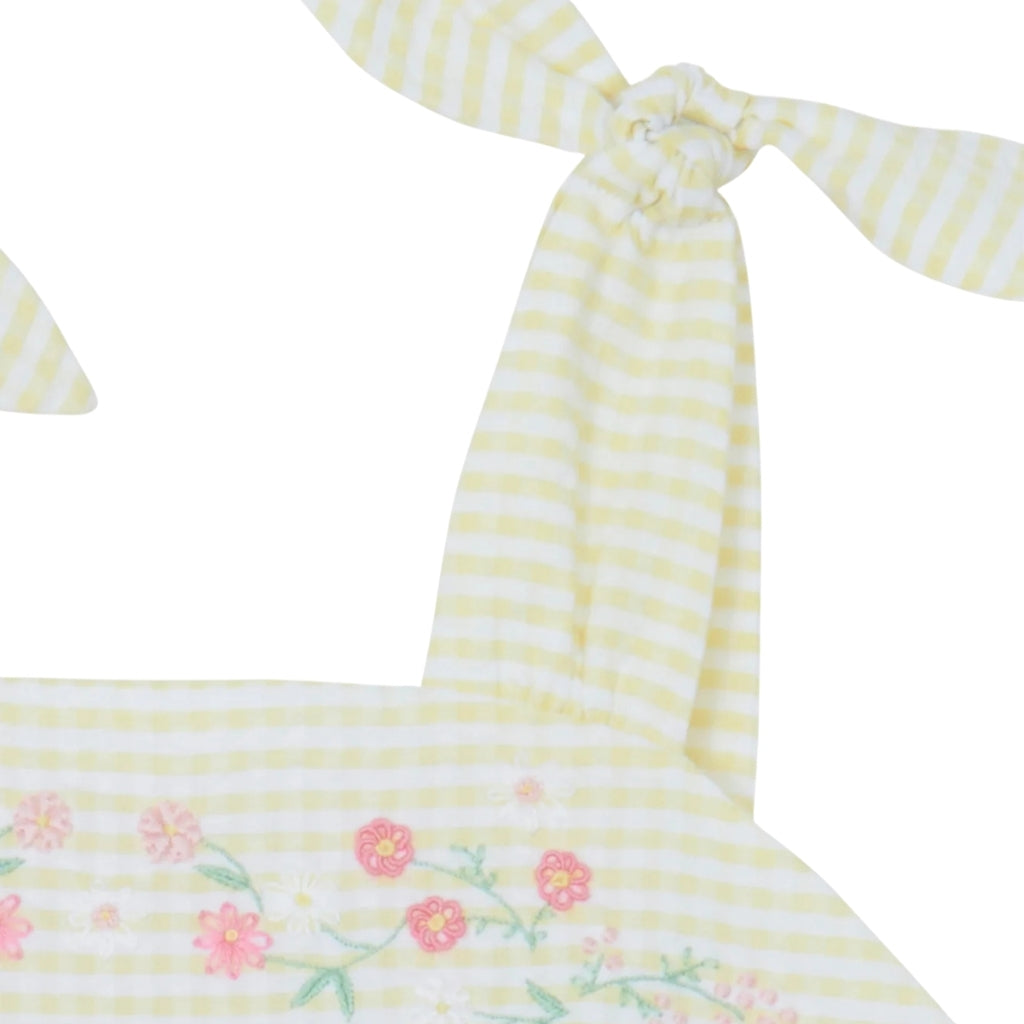 Tartine Et Chocolat Tie Shoulder Maxi Dress