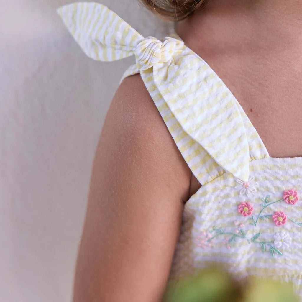 Tartine Et Chocolat Tie Shoulder Maxi Dress