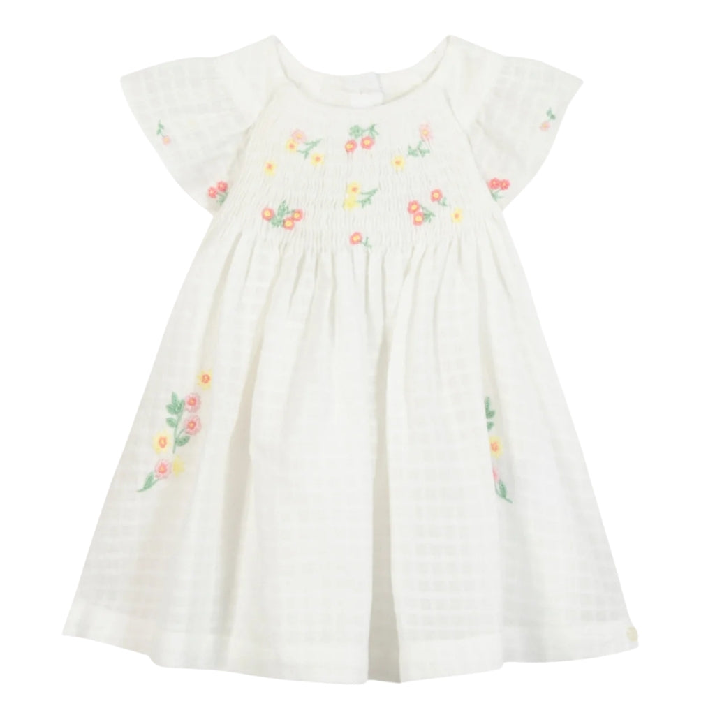 Tartine Et Chocolat Floral Embroidered Dress