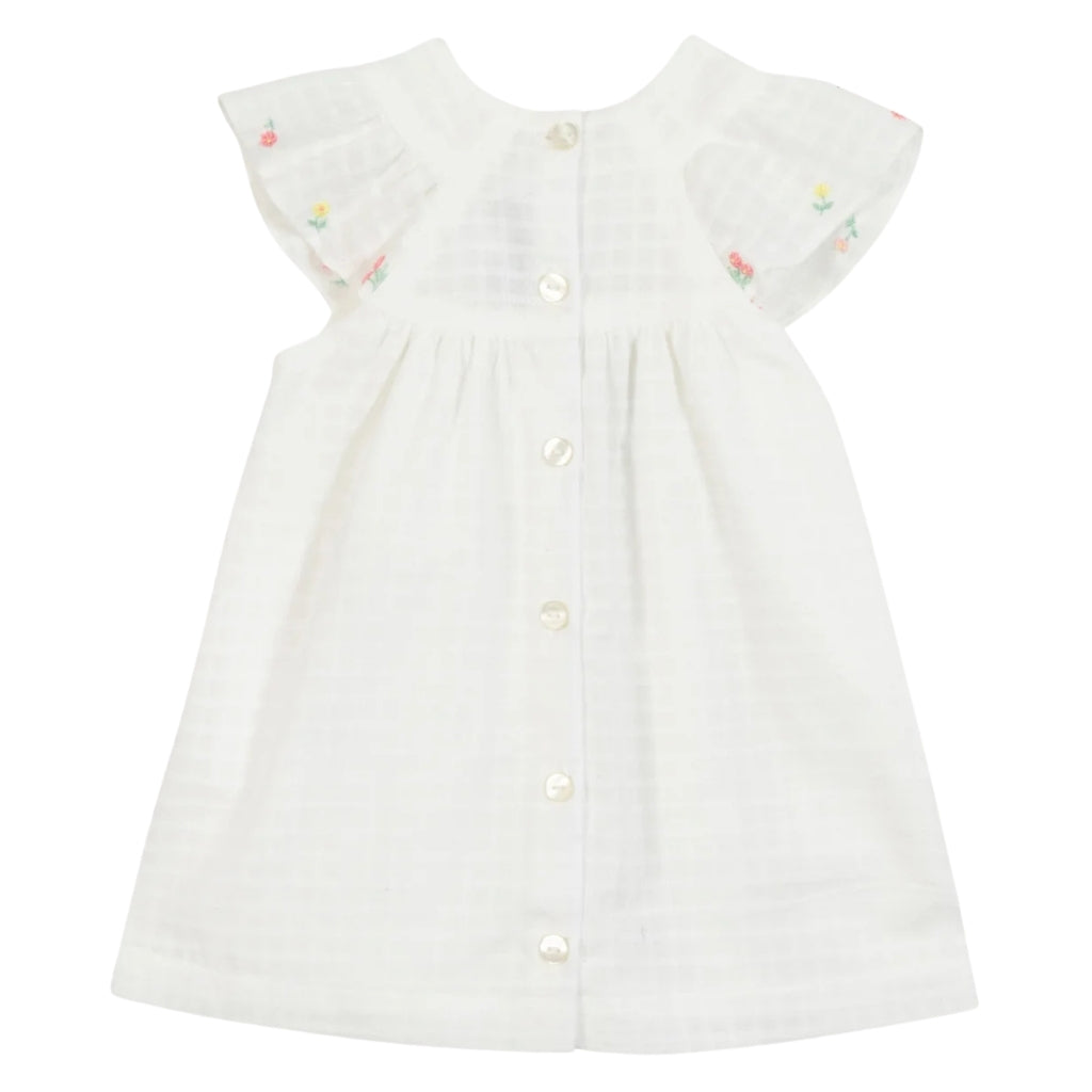 Tartine Et Chocolat Floral Embroidered Dress