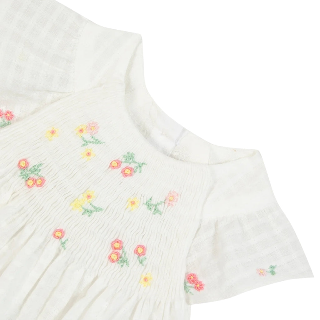 Tartine Et Chocolat Floral Embroidered Dress