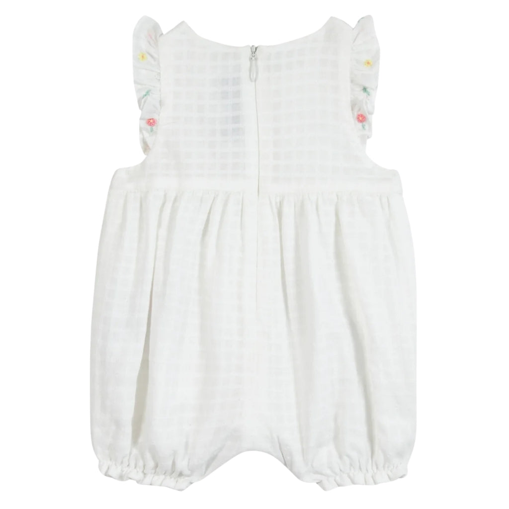 Tartine Et Chocolat Floral Embroidered Romper