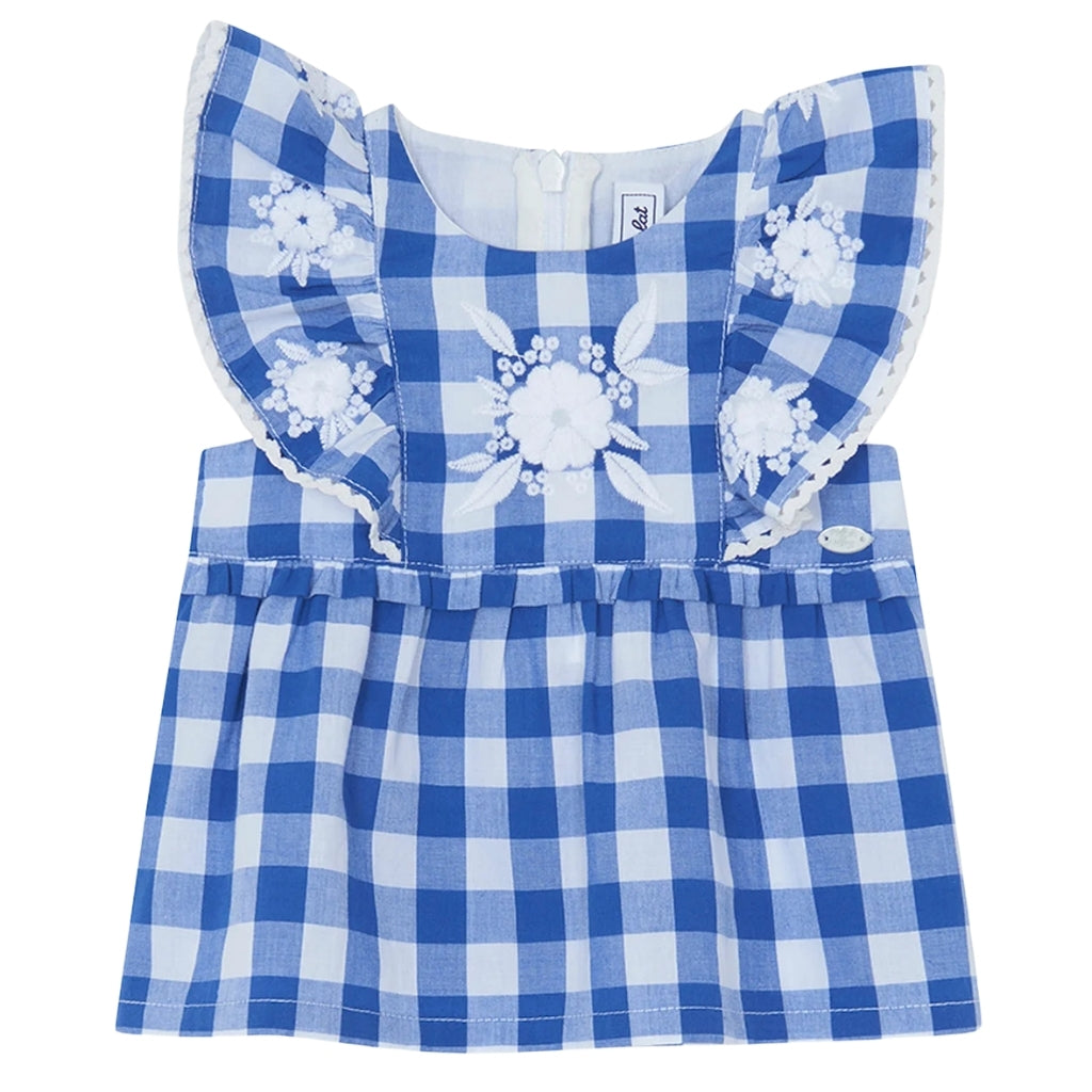 Tartine Et Chocolat Check Top With Bloomer Set