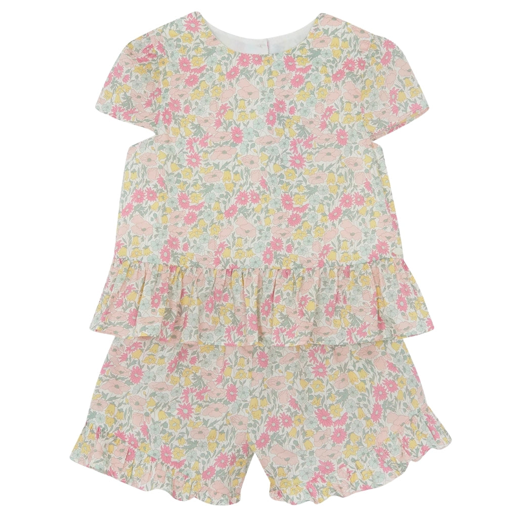 Tartine Et Chocolat Liberty Print Top & Short Set
