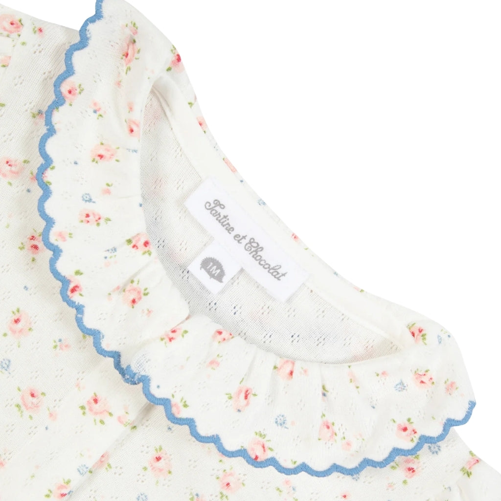 Tartine Et Chocolat Floral Footed Pj