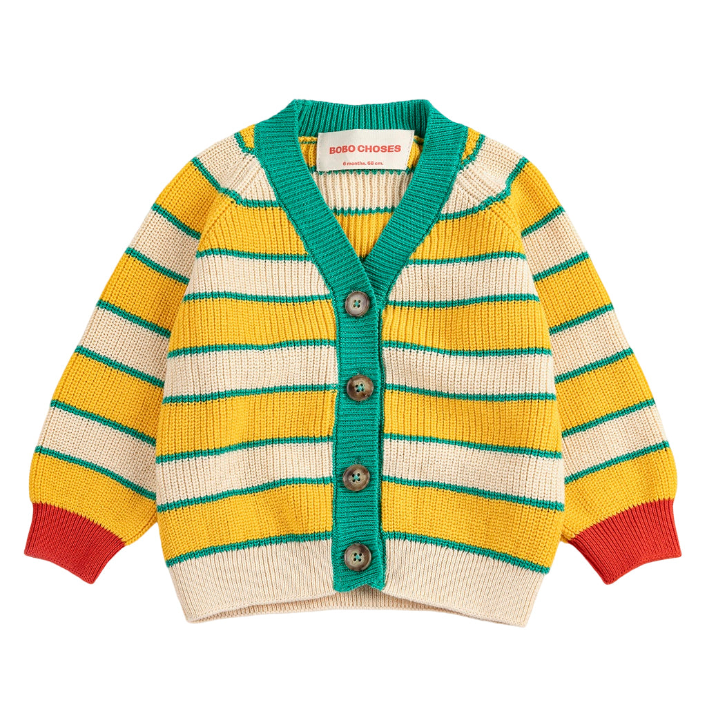 Bobo Choses BC Striped Cardigan