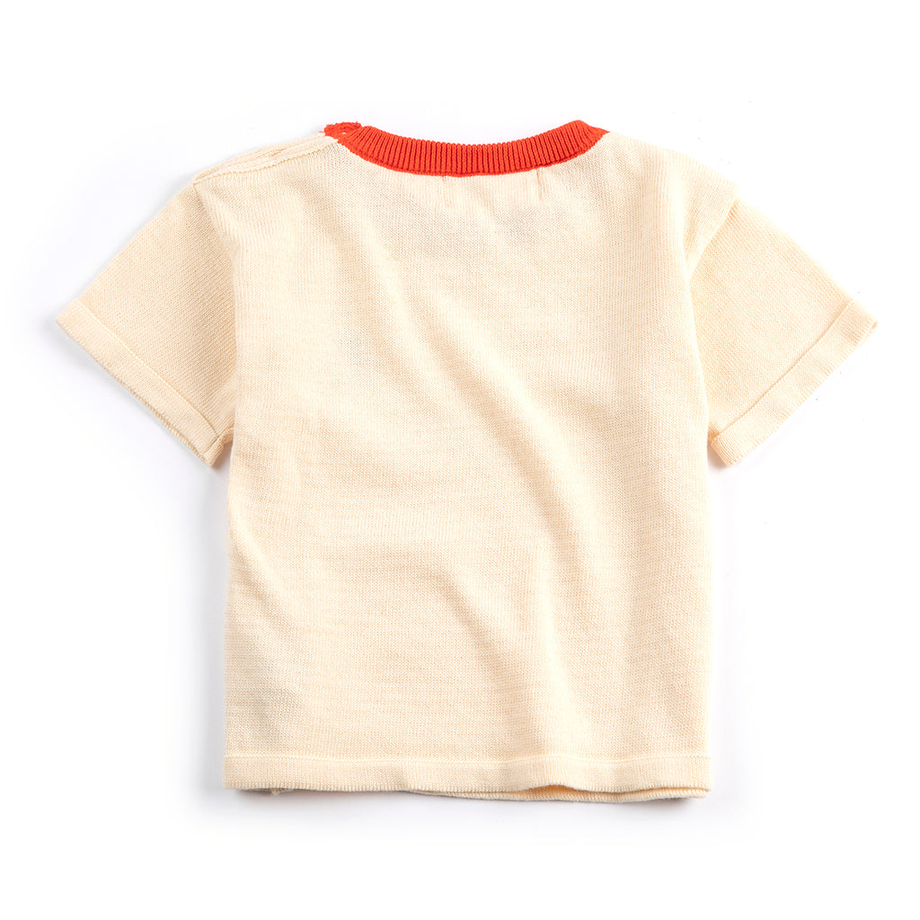 Bobo Choses Pixel Strawberry Knitted T-shirt