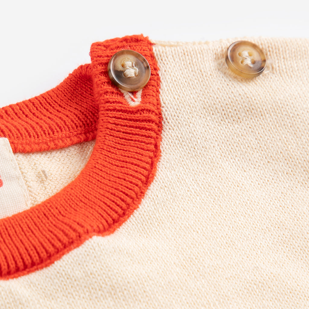 Bobo Choses Pixel Strawberry Knitted T-shirt