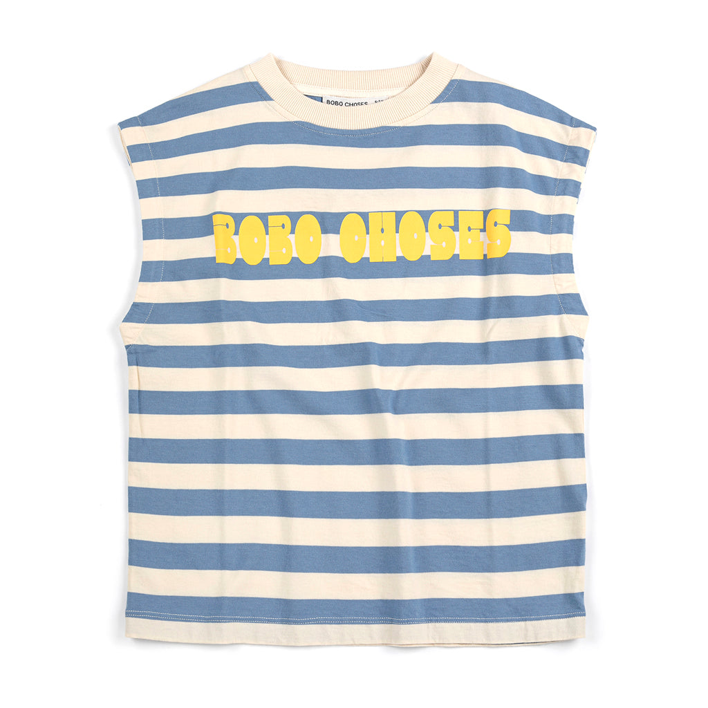 Bobo Choses Modern Striped Sleeveless T-shirt