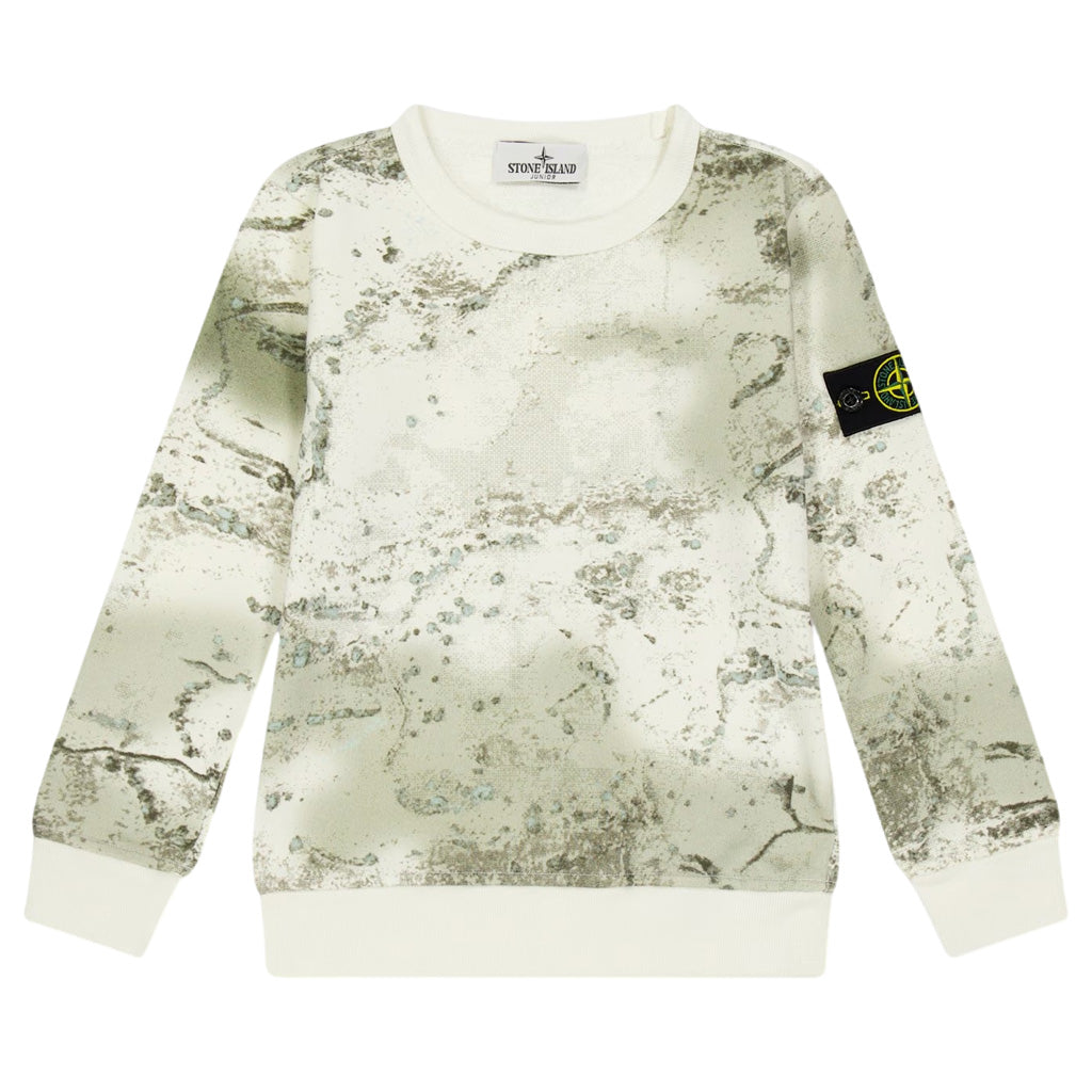 Stone Island Junior Camouflage Sweatshirt