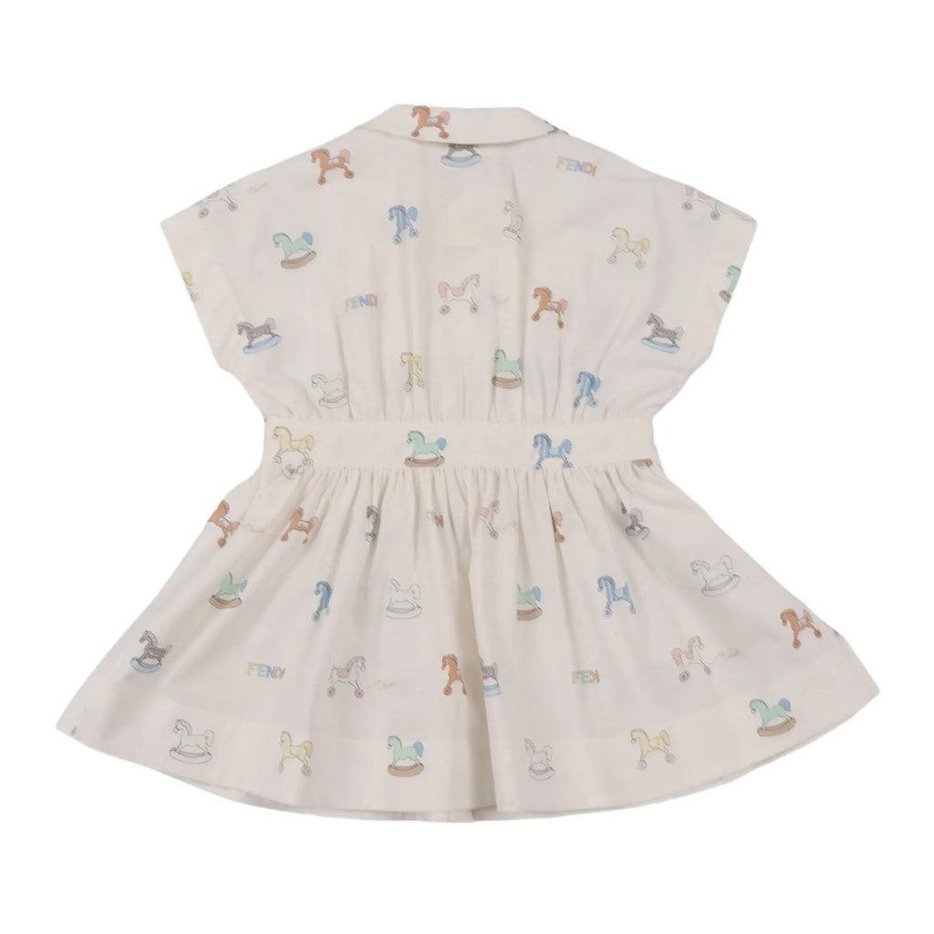 Fendi Kids Printed Dress