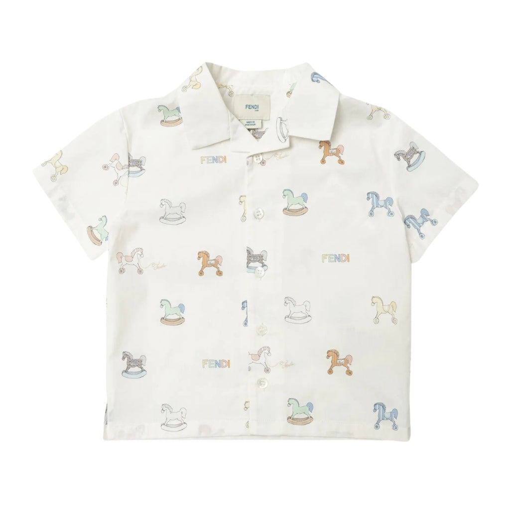 Fendi Kids Printed Shirt
