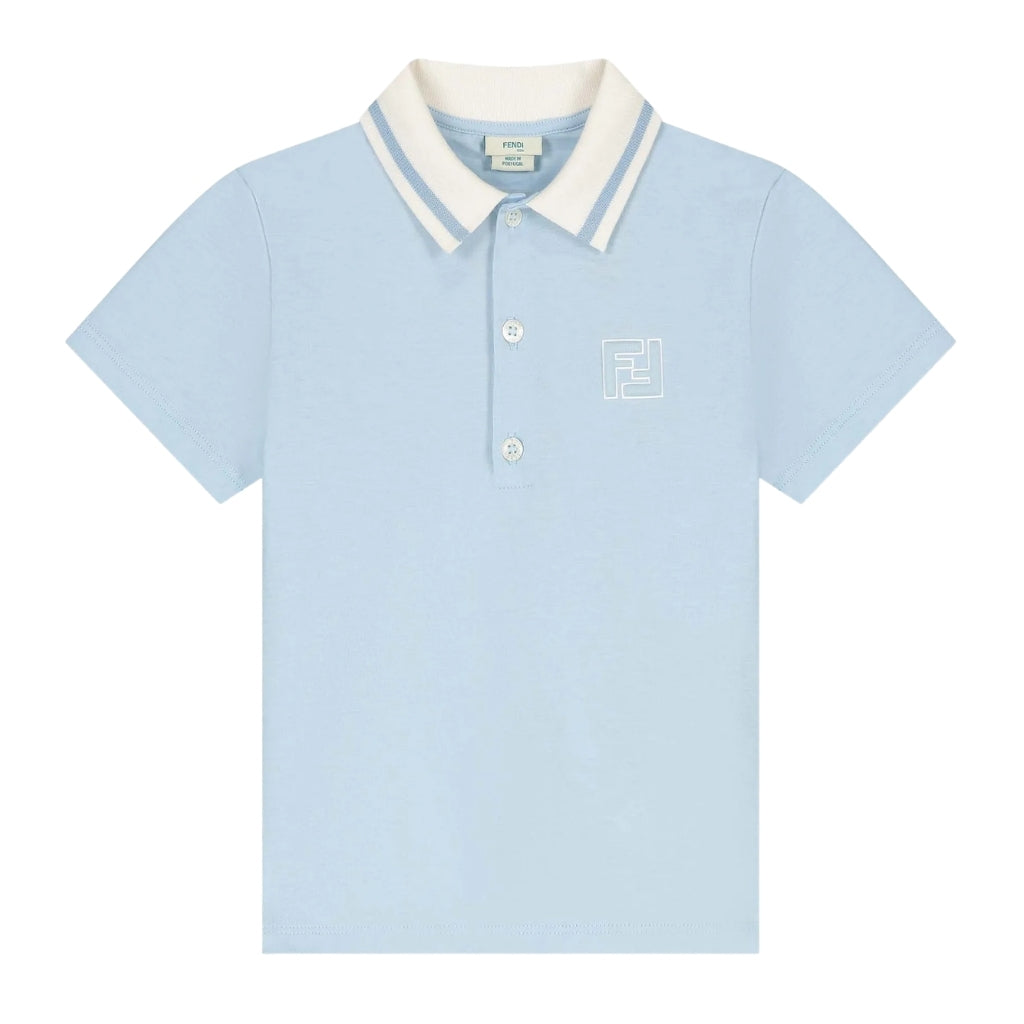 Fendi Kids Logo Polo T-shirt