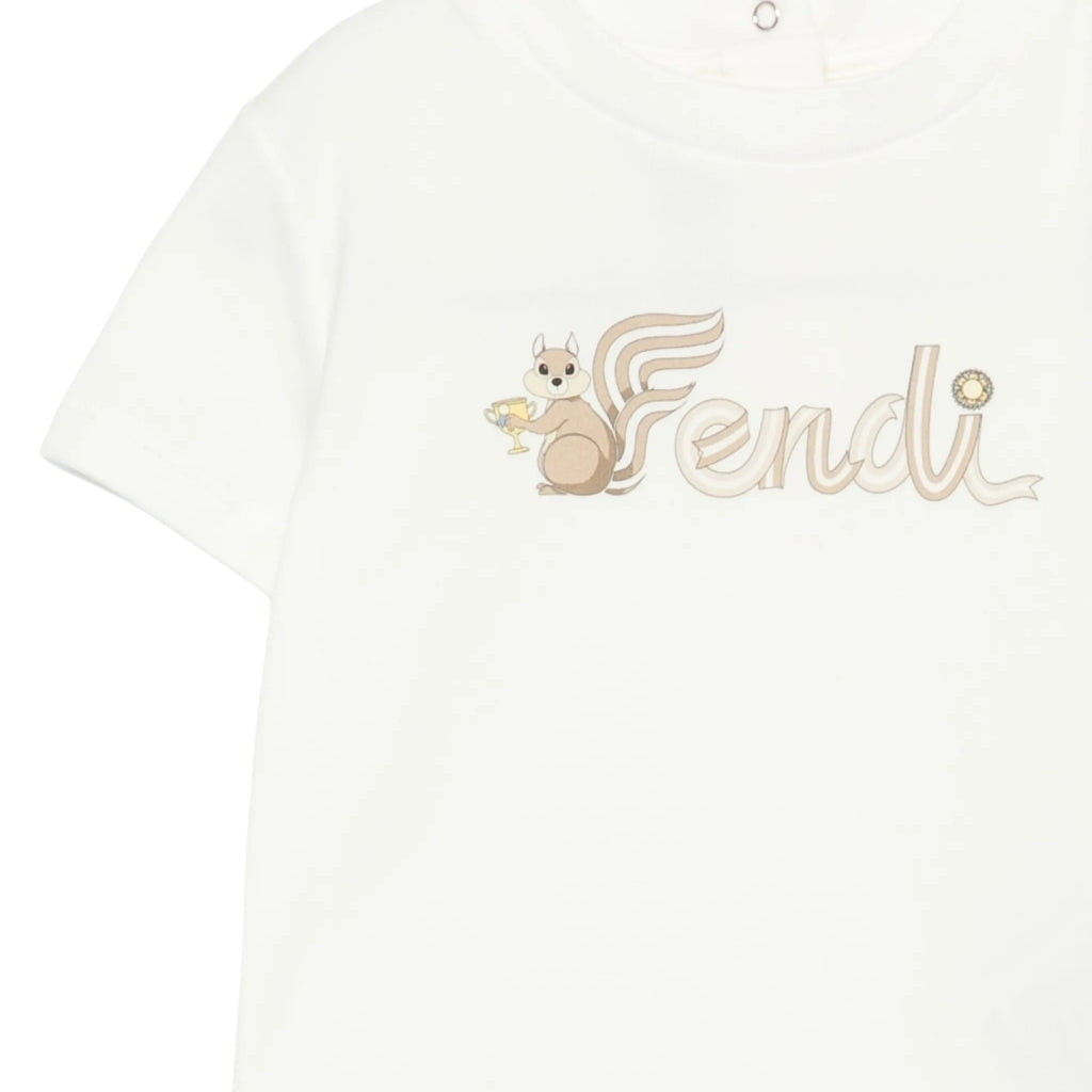 Fendi Kids Graphic T-shirt