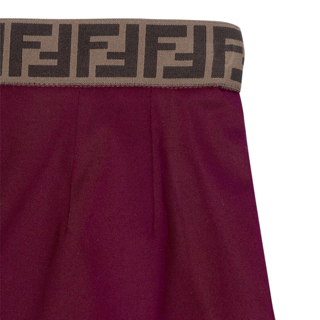 Fendi Kids Wide Leg Trouser