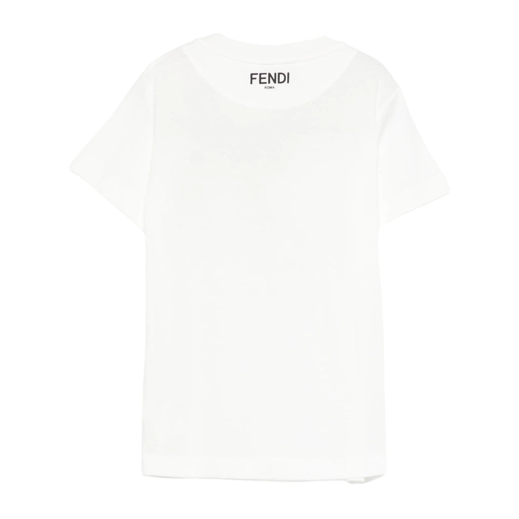 Fendi Kids Scarf T-shirt