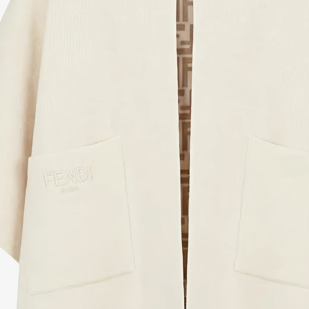 Fendi Kids FF Knit Poncho