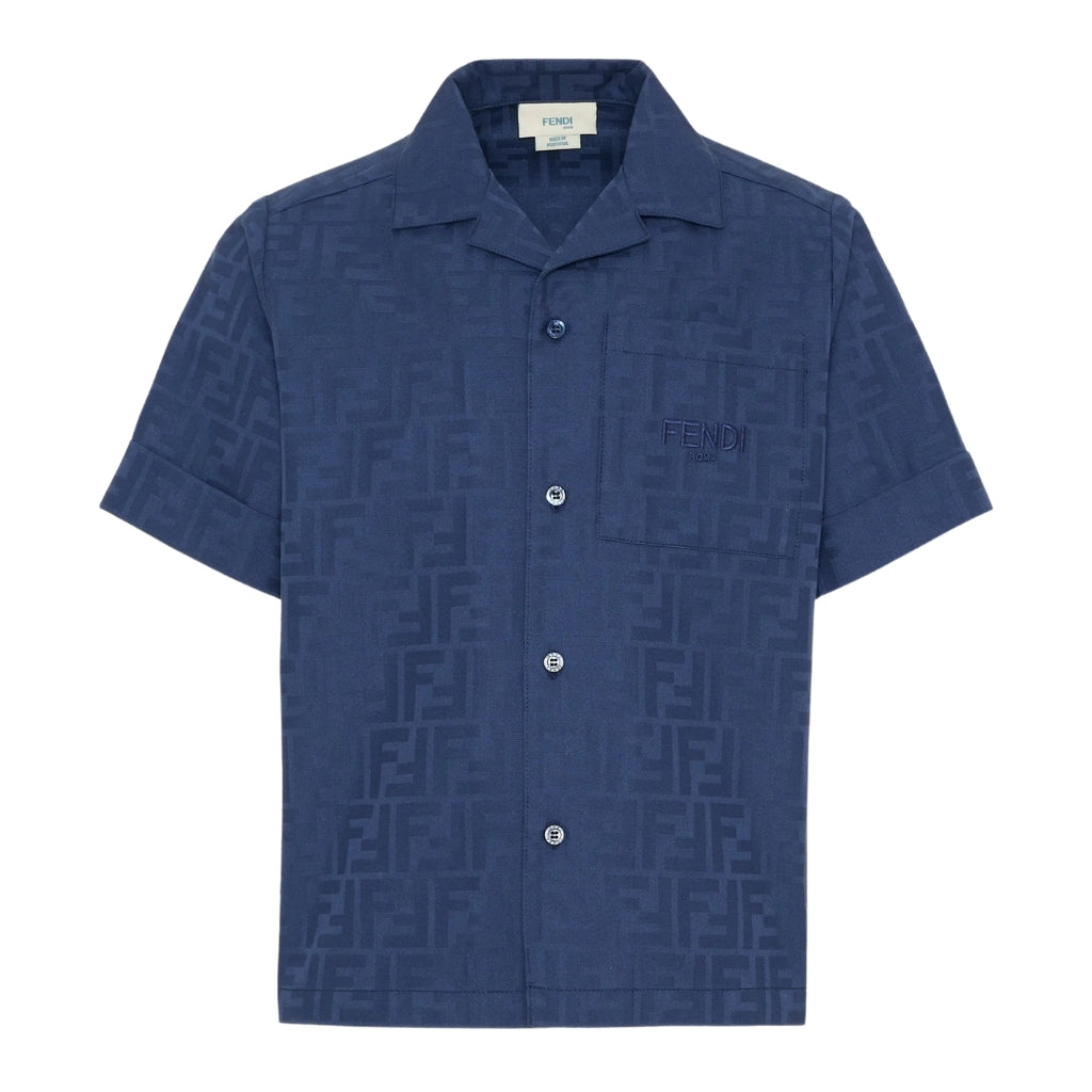 Fendi Kids Logo Polo T-shirt