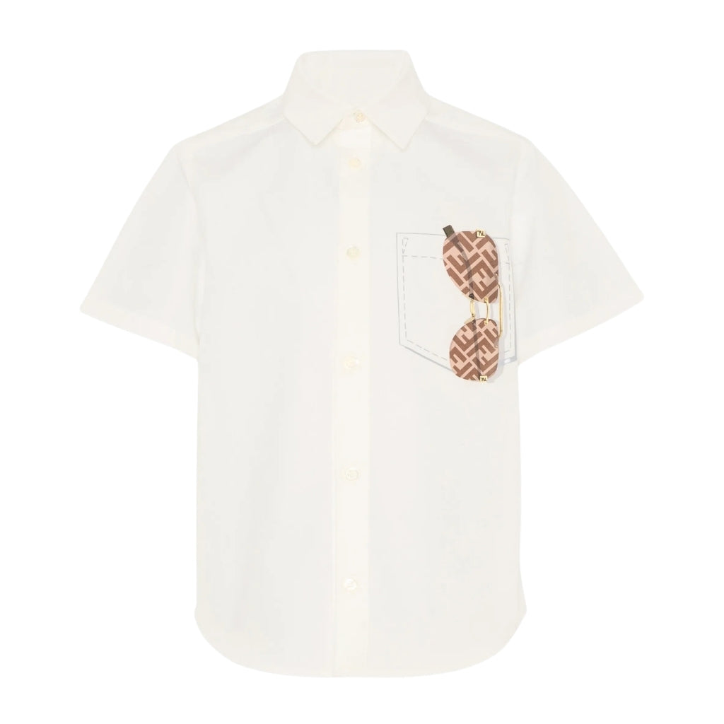 Fendi Kids Sunglass Shirt